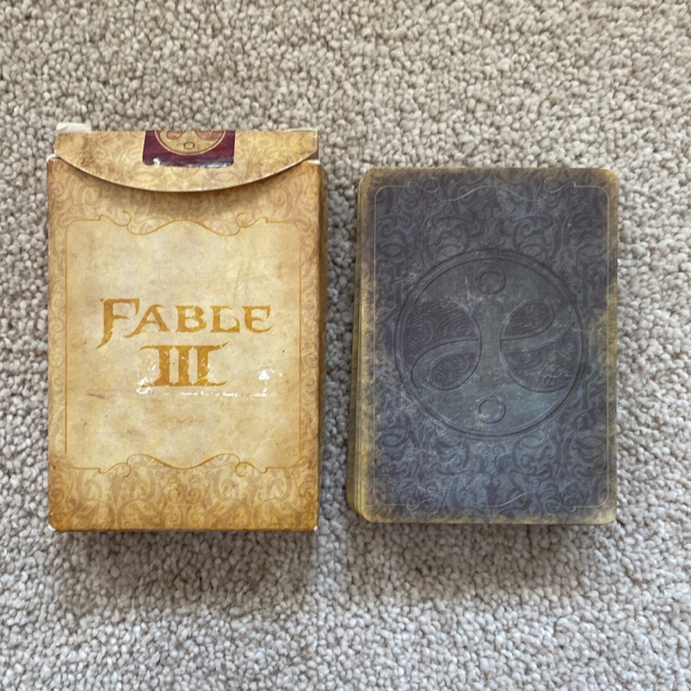 Fable III Video Game Playing Cards